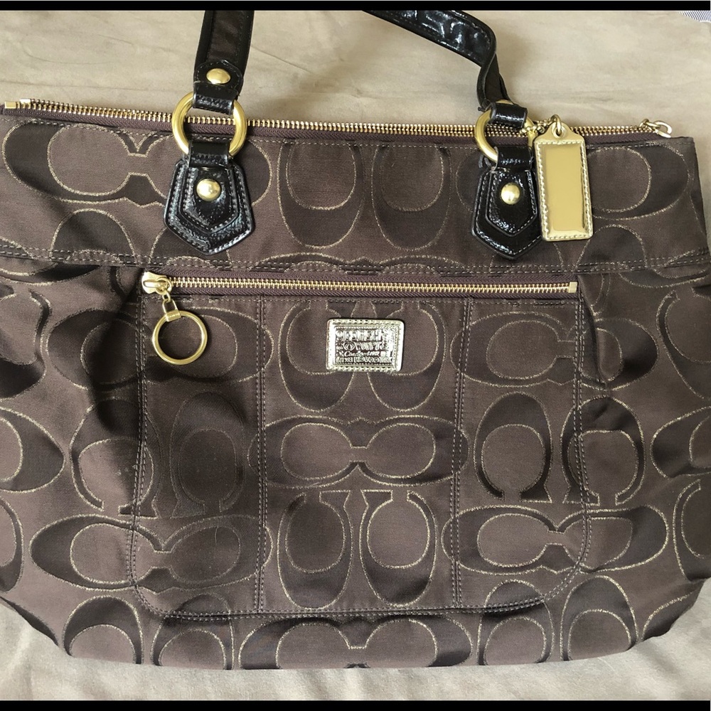 Coach Poppy Tote in EUC